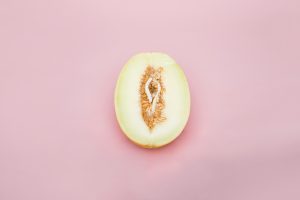 yellow fruit sliced in half